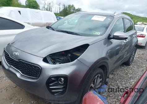 2017 Kia Sportage Ex из США, поврежденный, VIN KNDPNCAC1H7288155